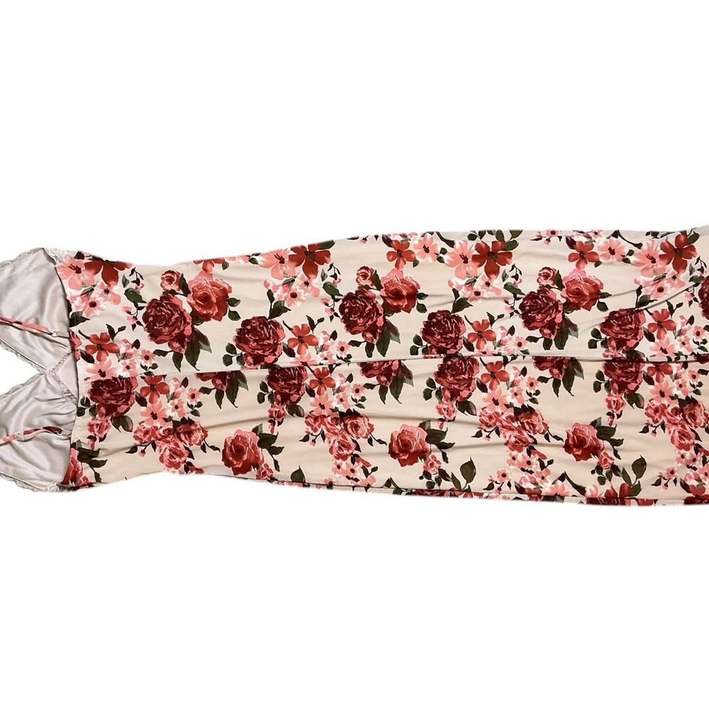 Jessica Simpson floral lace trim maxi dress size S - Picture 3 of 7